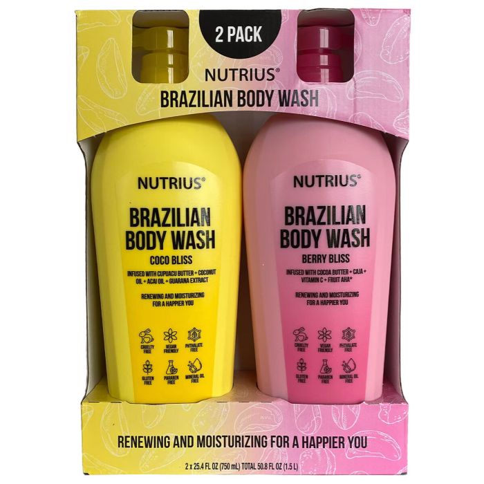 Nutrius Brazillian Body Wash [2 x 750ml]