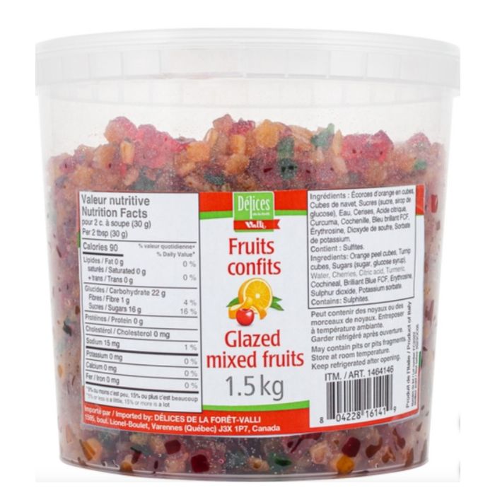 Délices de la Forêt Glazed Mixed Fruits 1.5kg