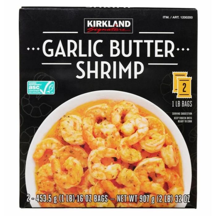 Kirkland Signature Garlic Butter Shrimp 2 x 454g