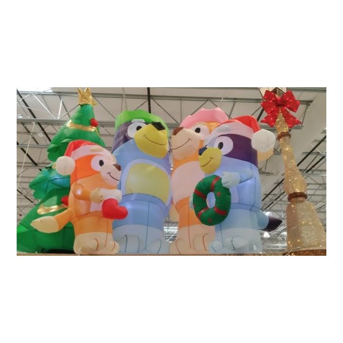 Bluey Family Christmas Inflatable 1.9m Tall