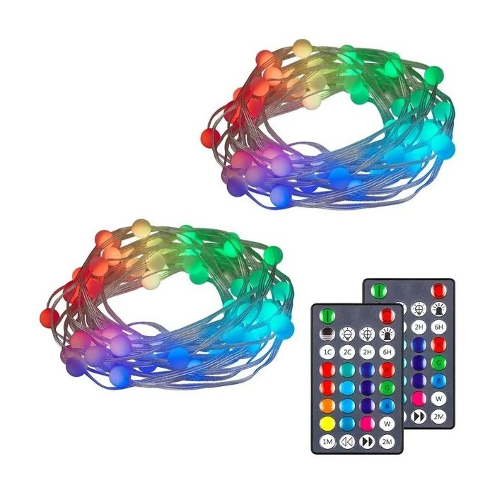 Color-Changing LED Bubble Lights 2-pack