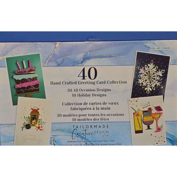 Handcrafted Greeting Card Collection [40 pc]