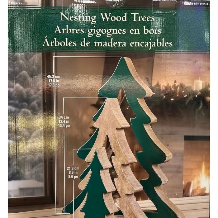 Nesting Wood Trees