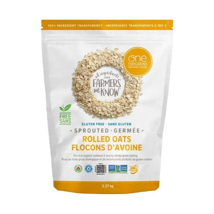 One Degree Organic Sprouted Rolled Oats 2.27kg