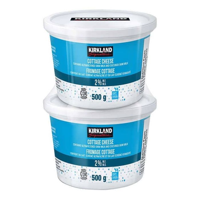 Kirkland 2% M.F. Cottage Cheese 2 x 500g