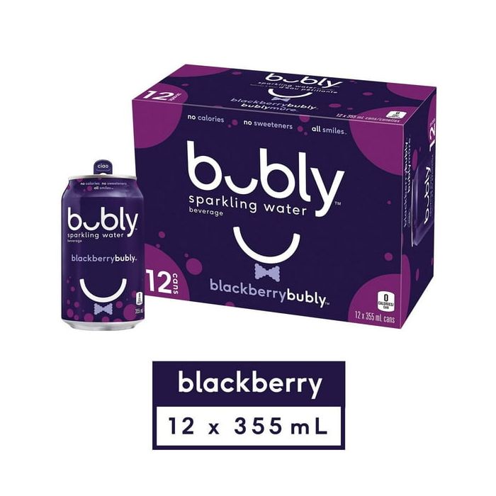 Bubly - Blackberry 12 x 355ml