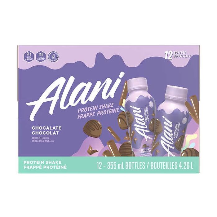 Alani Nu Protein Shake Chocolate 12 x 355ml