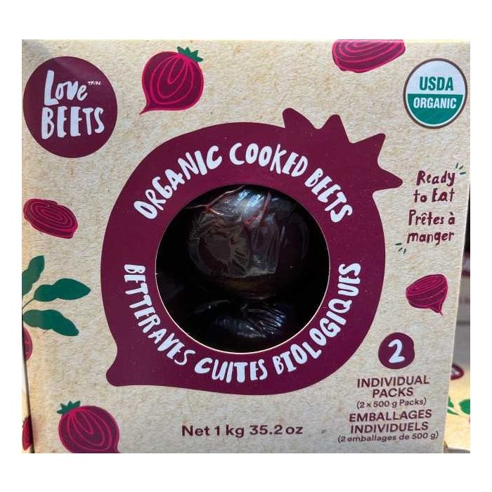 Organic Cooked Beets 1 kg