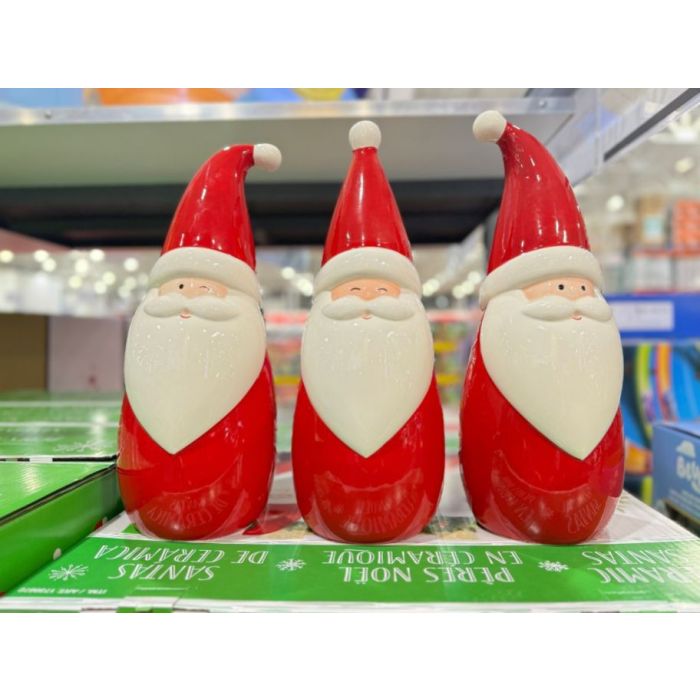 Ceramic Santas [3 pc]