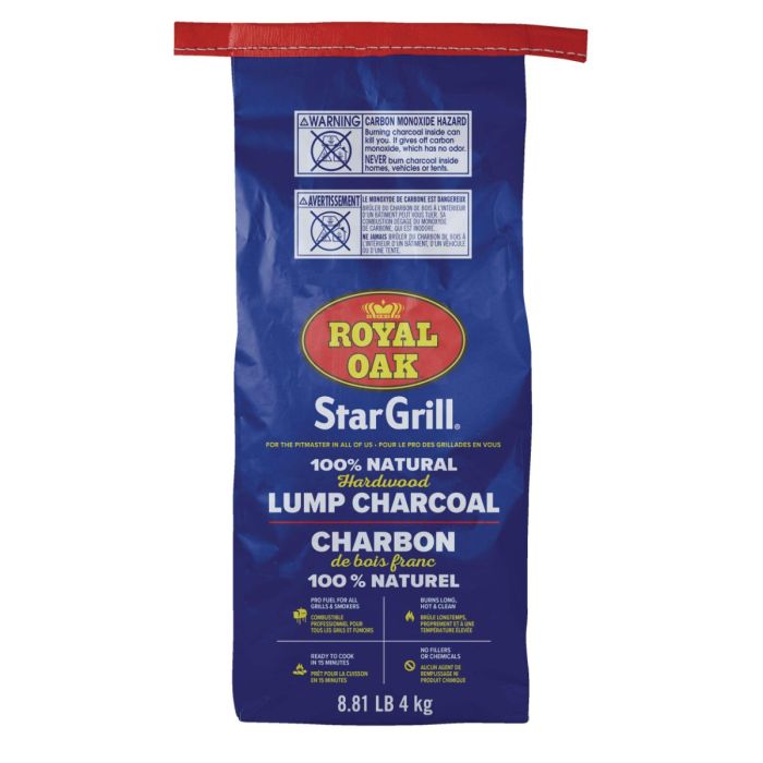 Royal Oak Star Grill Lump Charcoal 4kg