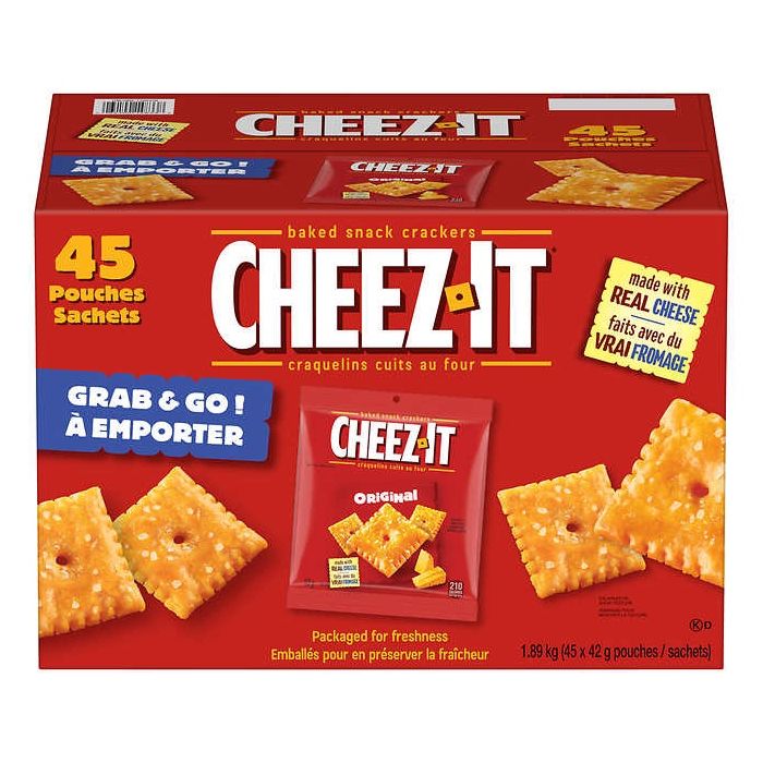 Cheez-its Original Crackers 45 x 42g