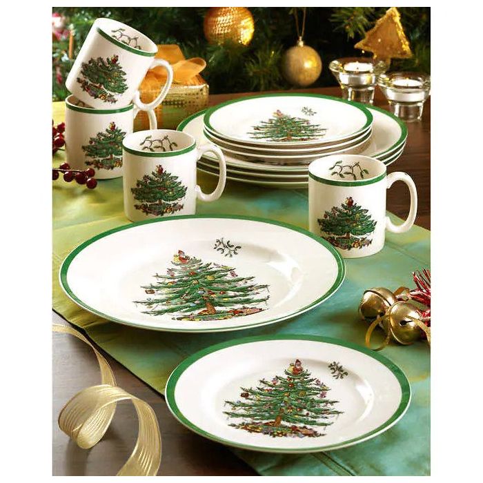 Spode Christmas Tree Dinnerware Set [16 pc]