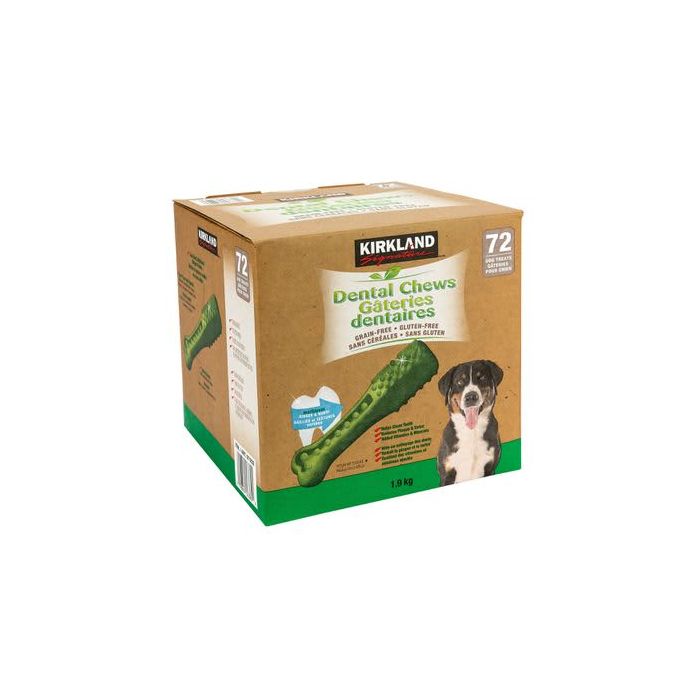 Kirkland Signature Dental Chews Dog Treats 72 ct