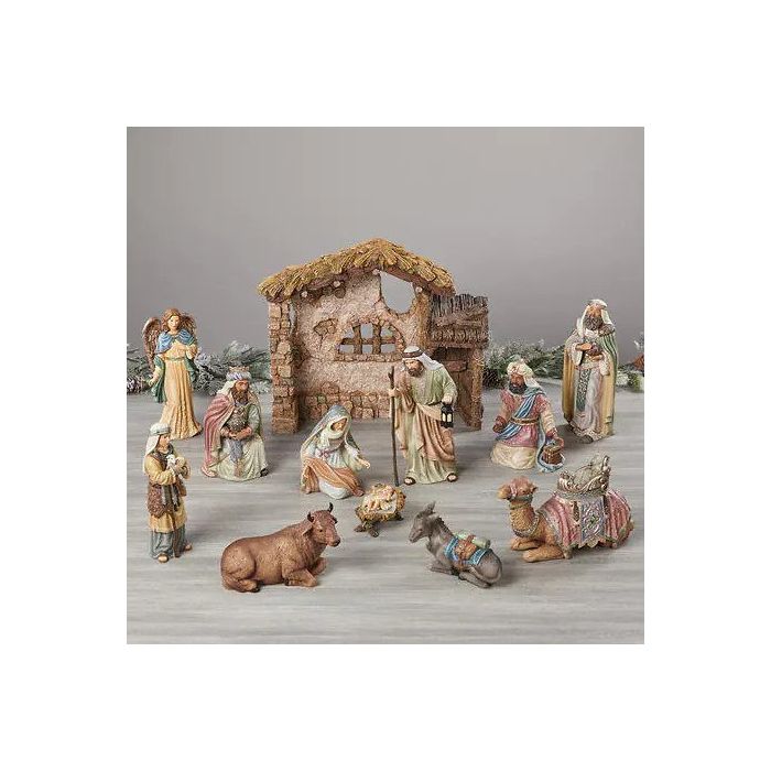 Kirkland Signature Hand Painted Nativity [14 pc]