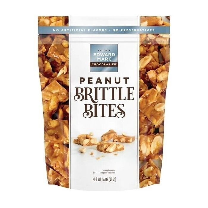 Edward Marc Peanut Brittle Bites 454g