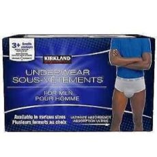 Kirkland Signature Small to Medium Disposable Underwear for Men