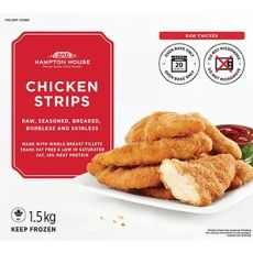 Hampton House Frozen Breaded Chicken Strips