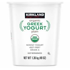 Kirkland Signature Organic Plain Greek Yogurt