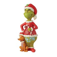 Grinch & Max Hand Painted Statue