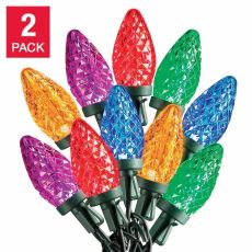 Sylvania Stay-Lit LED Multicolor Lights (C9) 2 sets of 50