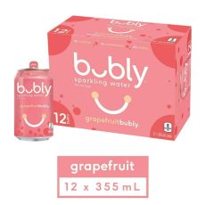 Bubly - Grapefruit 12 x 355ml