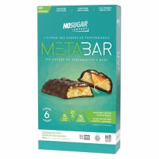 No Sugar MetaBar, Chocolate Caramel & Peanut Flavour, 12 × 40 g