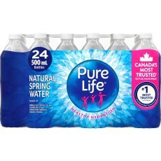 Pure Life Bottled Water 24 x 500 mL
